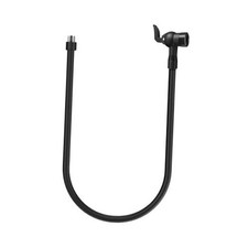 Air Pump Hose Adapter, Extension Hose for Schrader and Presta Valve  Black