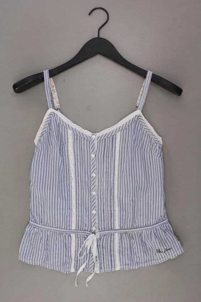 ✅ Pepe Jeans Top para damas talla 32, XS a rayas azul algodón ✅ - Imagen 1 de 4