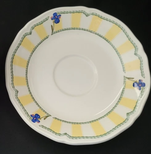 SET OF 4 VTG NORITAKE HOMECRAFT SUMMER ESTATE SAUCERS