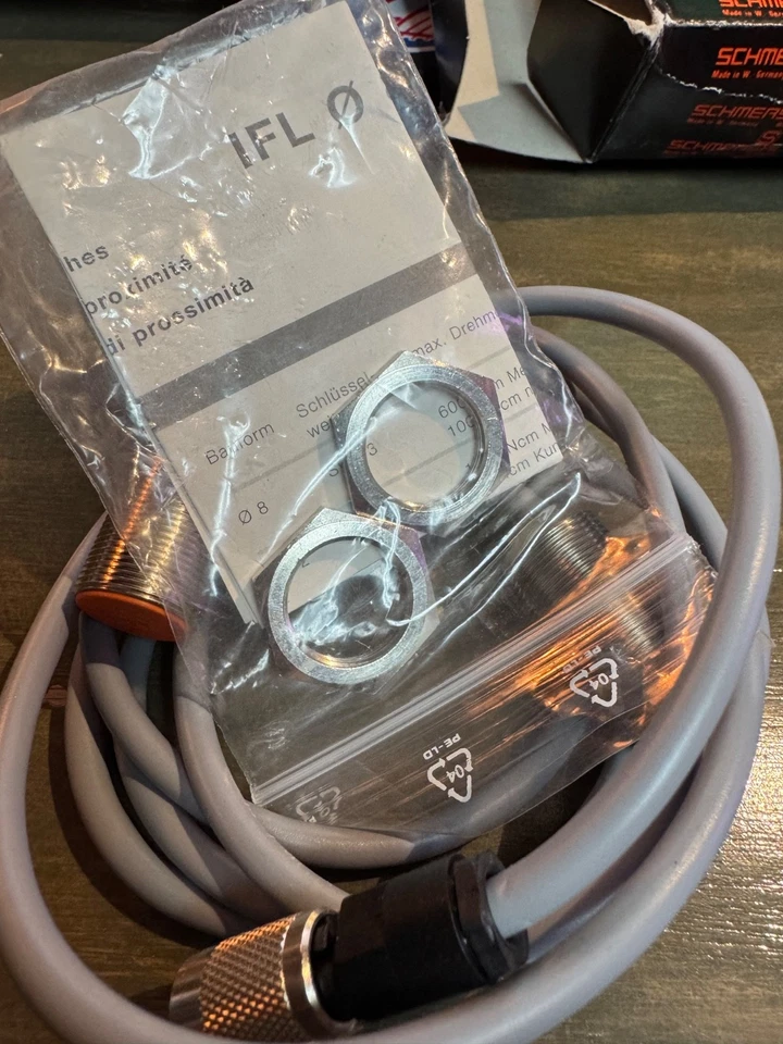 NUEVO 2ea Schmersal IFL 5-18M-10N 10-30 VDC 200MA Sensor de proximidad inductivo 5 mm Foto 4 de 4