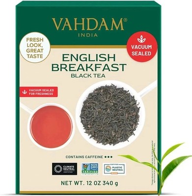 VAHDAM Original English Breakfast Black Tea Leaves (340g) 170+ Portionen