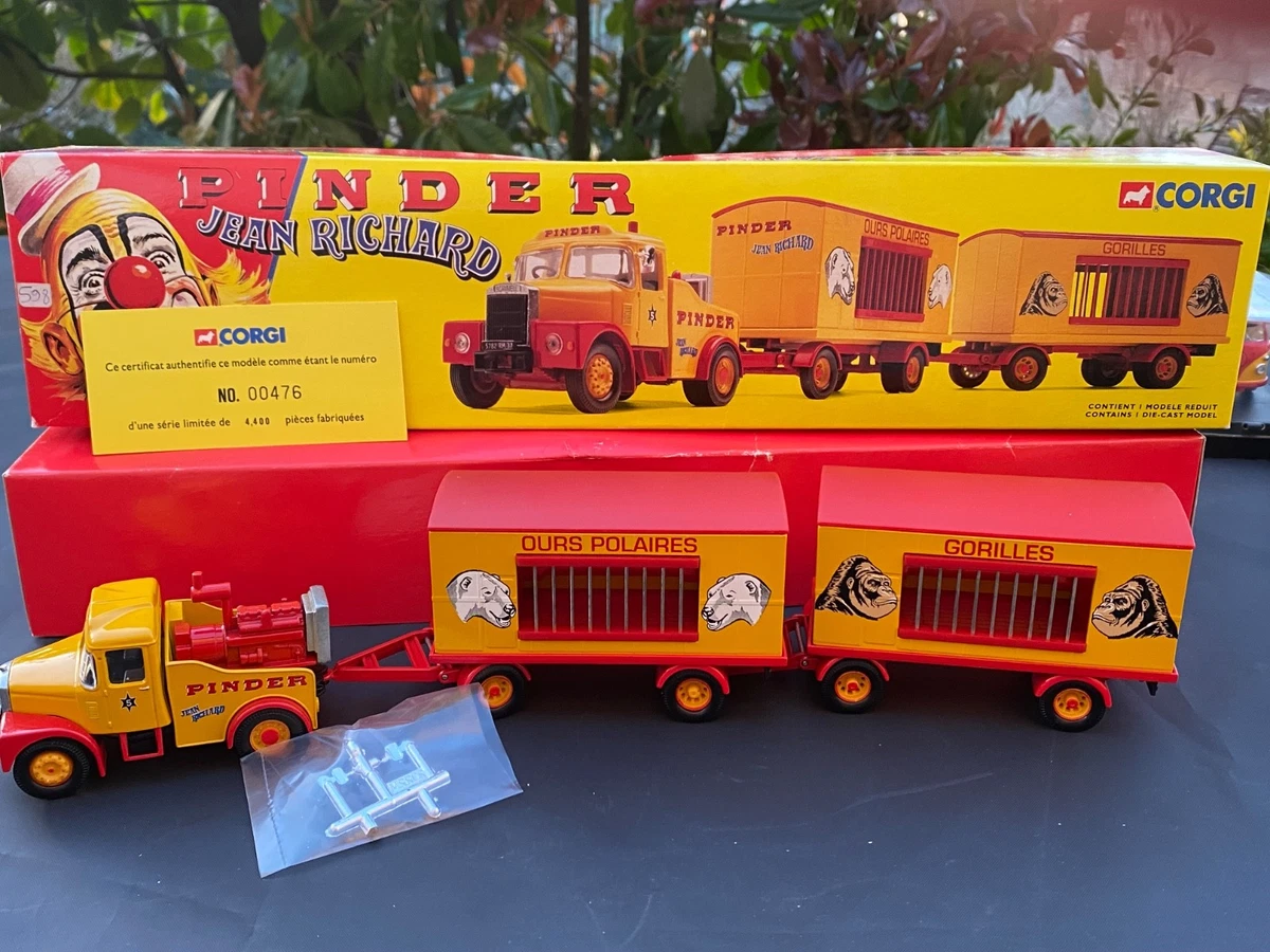 Modèle Réduit Corgi 1:50 Scammell Highwayman Avec Remorque Et Caravane