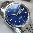 OMEGA SEAMASTER AUTOMATIC CAL1022 DAY&DATE BLUE DIAL MEN'S WATCH