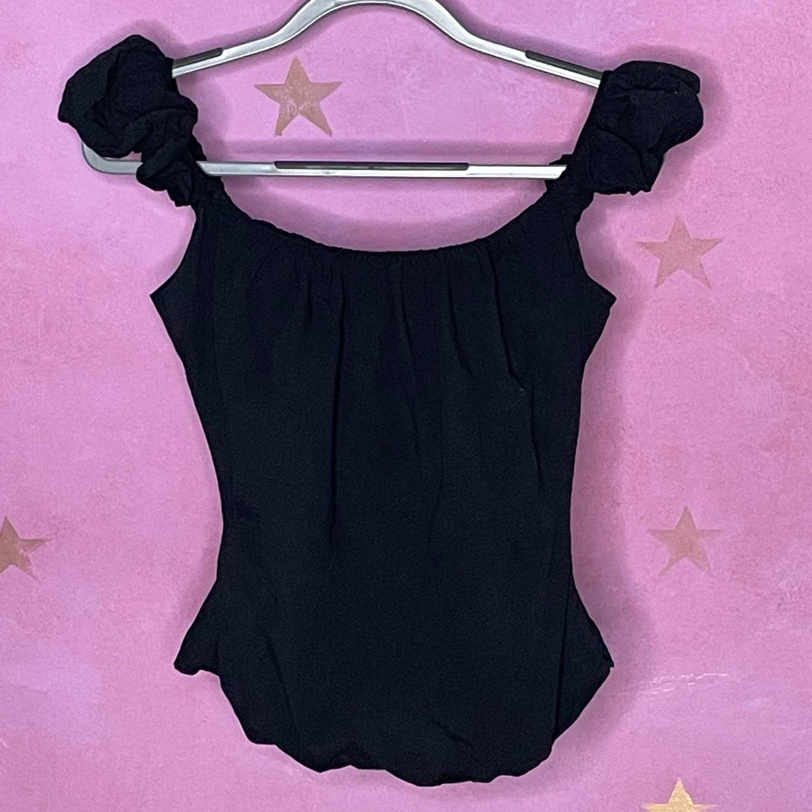 Pixie Market Black Ruffled Sleeve Seersucker Zip … - image 1