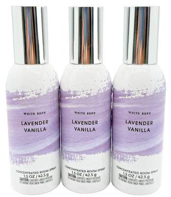 NEW Bath & Body Works Lot of 3 Lavender Vanilla Concentrated Room Sprays 1.5 oz