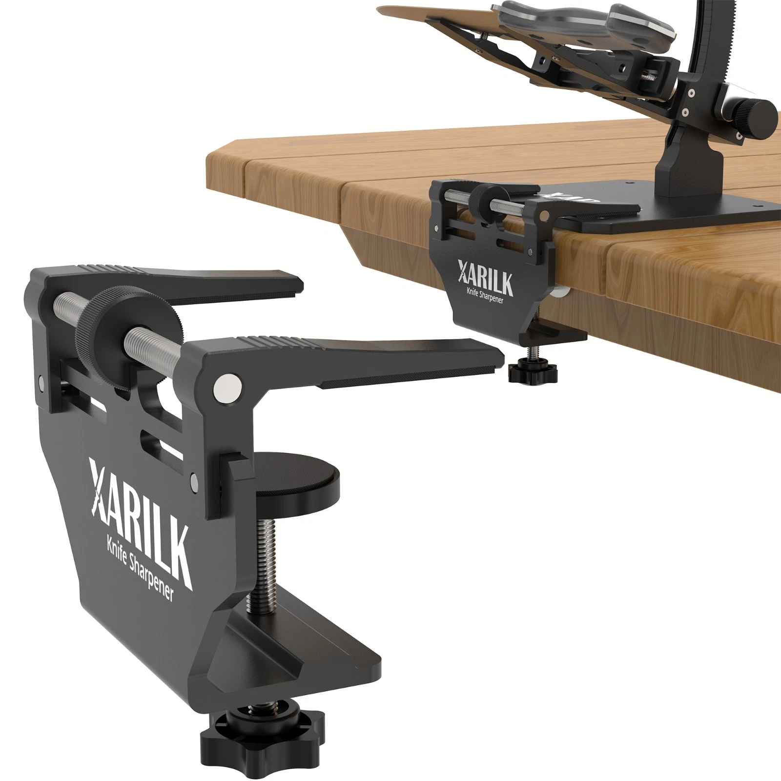 XARILK Aluminum Knife Sharpener Securing Clip, Adjustable Width 1.8-4.5"
Opens in a new window or ta