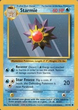 Starmie Base Set - 64/102 Pokemon Card LP