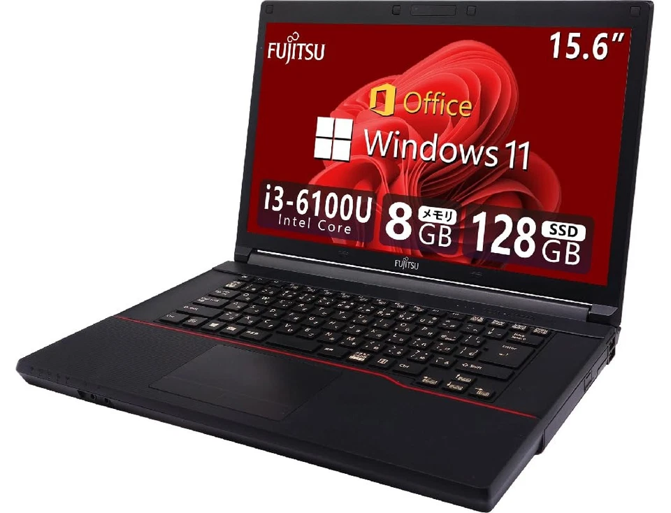 Fujitsu A576 15.6" Laptop Core i3-6100U 8GB 128GB SSD Win11 Pro Office2019 HDMI - Image 2 of 4