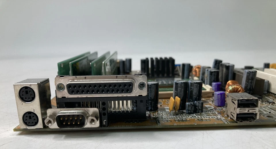 Vintage ASUS P4T w/ PGA423 Intel Pentium 4 SL57W 1.7GHz CPU 384MB 184pin RDRAM - Image 2 of 4