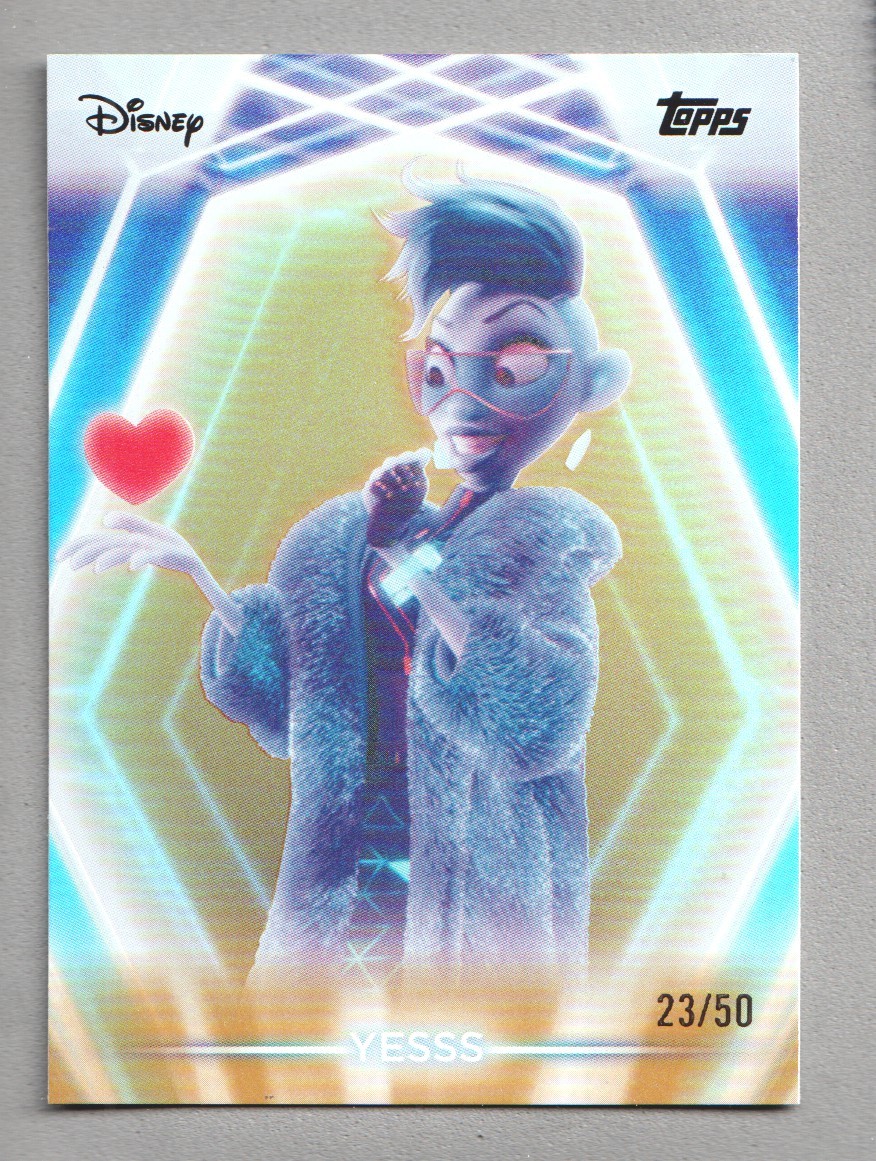 2026 Topps Disney Neon Trading Card Gold #114 Yesss /50 | eBay