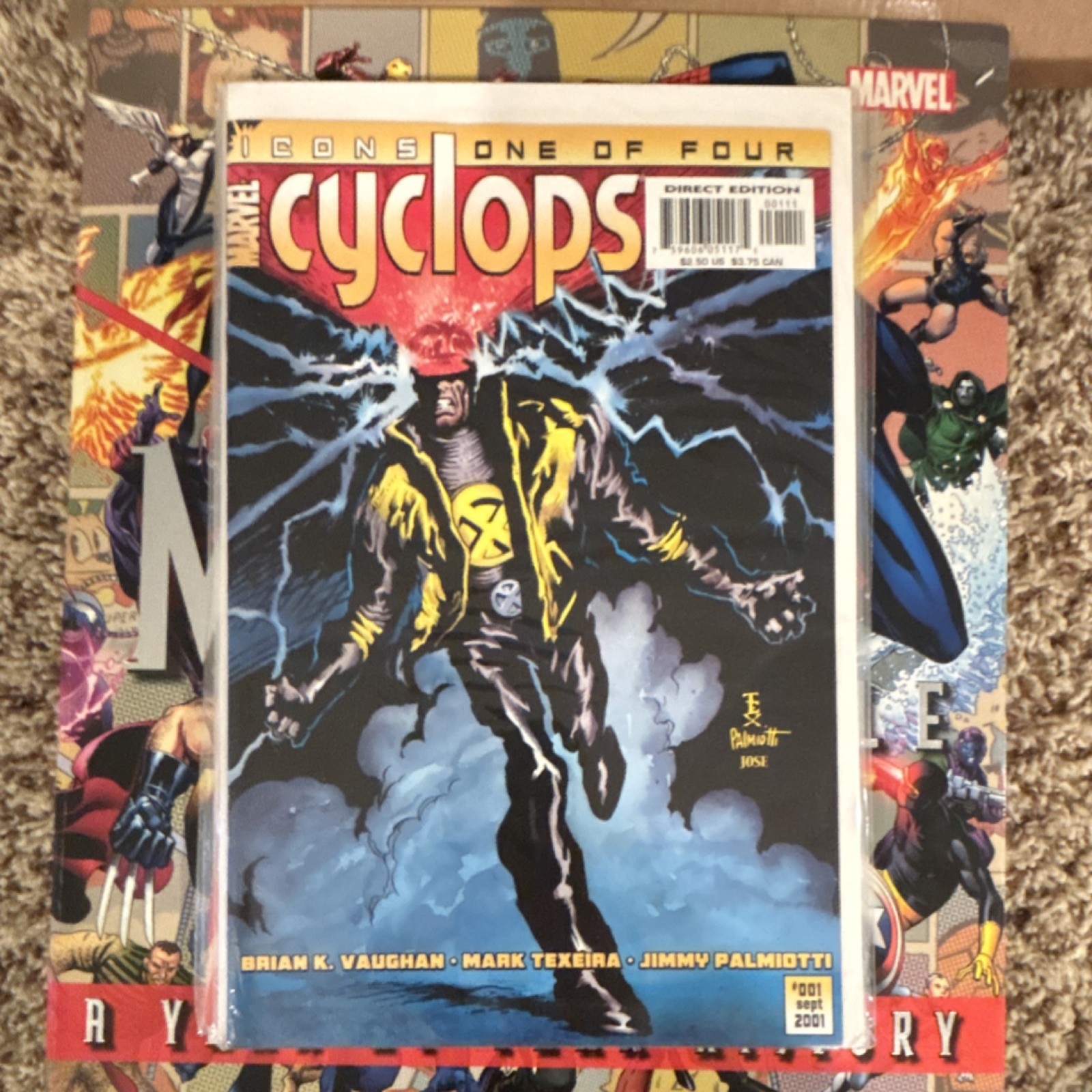 Lote Cyclops #1-4 (Marvel Comics 2001) Brian K. Vaughan Mark Texeira Palmiotti
