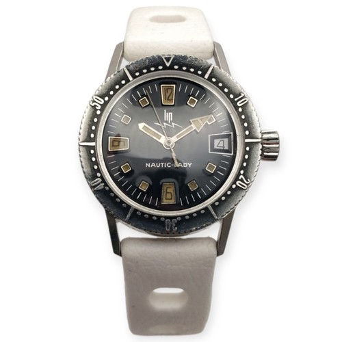 Lip Nautic Lady 31mm 1968 Cal Électromécanique R184 LEBROCANTHEURE VINTAGE WATCH - Photo 2 sur 5