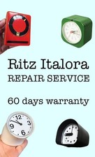 REPAIR SERVICE design clock RITZ ITALORA cronotime sandwich manzú sapper colombo