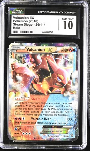Volcanion-EX graded CGC 10 for sale on eBay