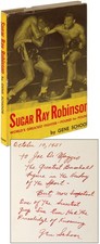 Gene SCHOOR / Sugar Ray Robinson Signed 1st Edition 1951