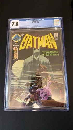 Custom Batman #227 Classic Size CGC "Graded" Inspired Keyring for shsh2035