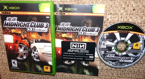 Midnight Club 3 Dub Edition - Microsoft Xbox Nr.Mint Tested Authentic + NIN card