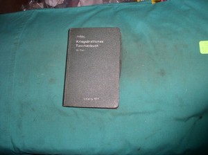 WWI German Military Medical Book Kriegsarztliches Taschenbuch 1915 TJ715I