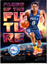 Zhaire Smith RC 2018-19 NBA Hoops Faces of the Future Rookie Card #16 Phil 76ers. rookie card picture