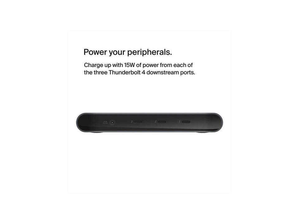 Belkin Thunderbolt 4 - 5-in-1 Core Hub Solution - Gray INC013ttSGY - Image 2 of 4