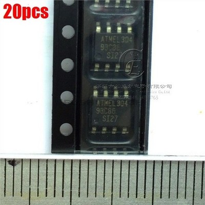 20Pcs Eeprom 16Kbit 2Mhz S3 SOP8 93C86 AT93C86 Ic New wp *yt