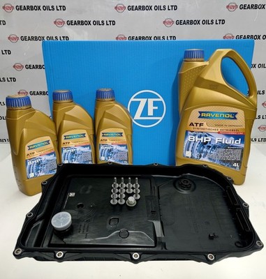 JEEP CHEROKEE ZF 8HP 8 SPEED AUTOMATIC GEARBOX OIL 7L GENUINE ZF PAN SERVICE KIT