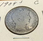 1904-S BARBER HALF DOLLAR ONLY 553,038 MINTED SEMI KEY