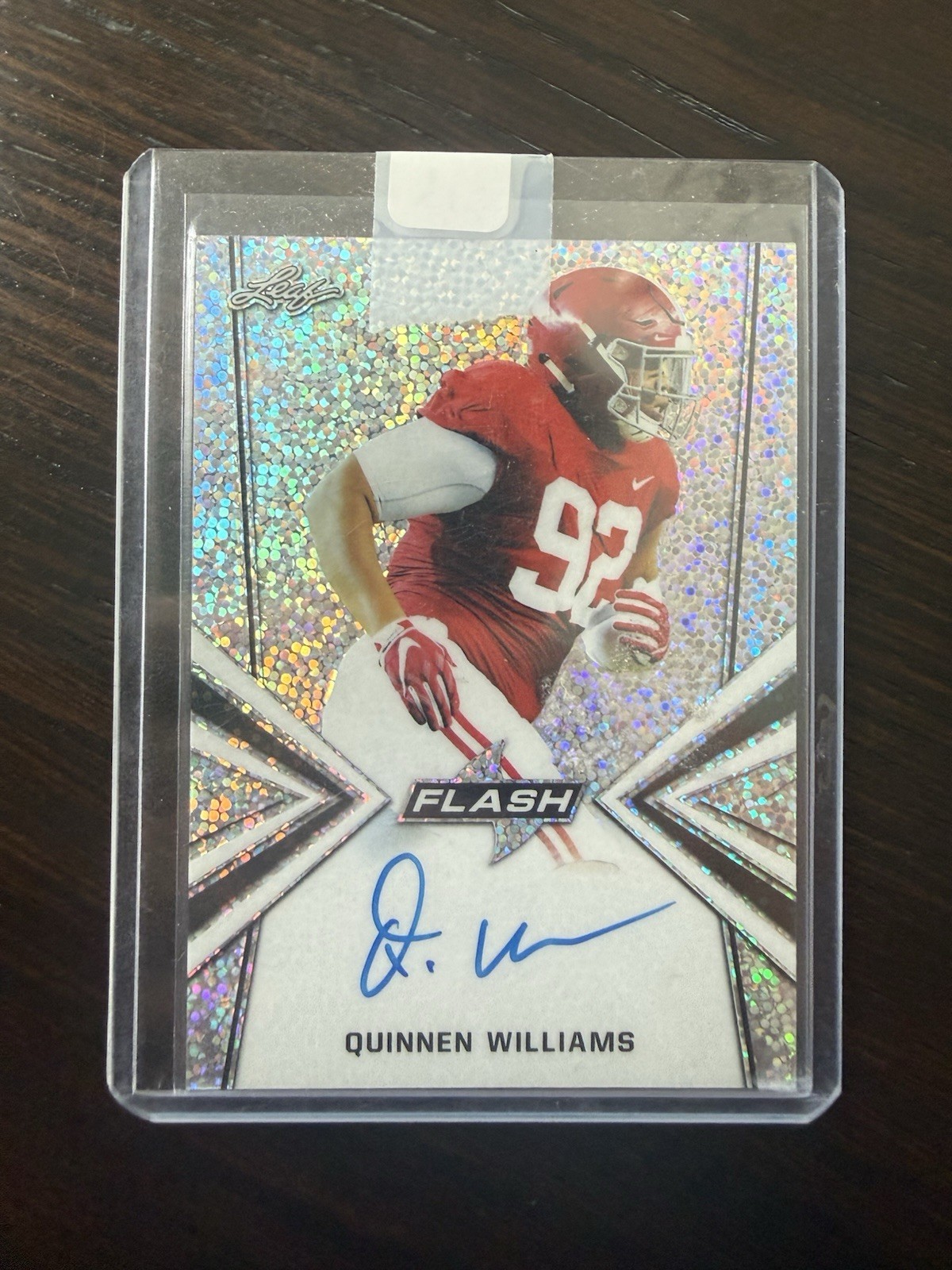 Quinnen Williams Leaf Flash Autographs #BAQW1 Base