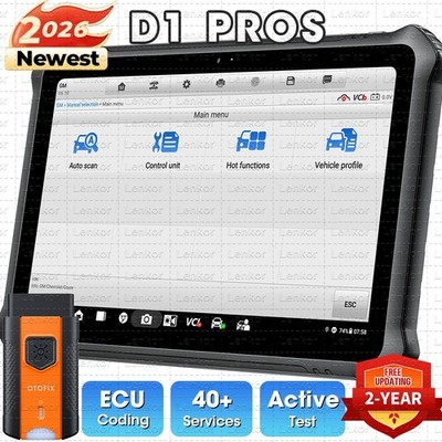 2026 OTOFIX D1 PROS OBD2 Bidirectional Scanner Full System Diagnostic Key Coding