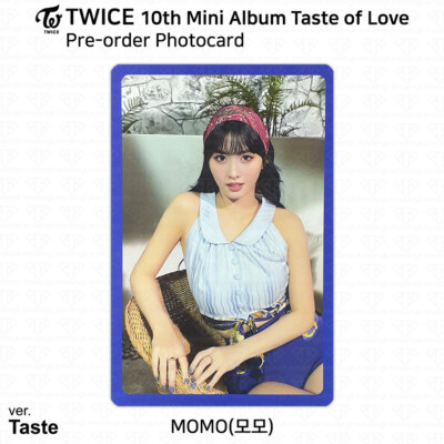 TWICE 10th Mini Album Taste of Love Official Photocard Momo KPOP K