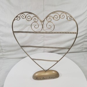 Sandra Magsamen Live Love Laugh Engraved Heart Shaped Jewelry Holder