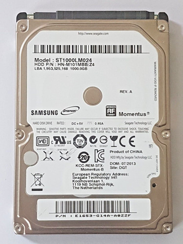 1 TB SATA Samsung Spinpoint ST1000LM024 5400RPM 8MB HDD 2.5" interne Festplatte