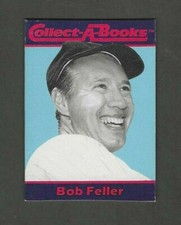 1990 COLLECT-A-BOOK BOB FELLER 36 OF 36 CLEVELAND INDIANS