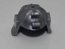 Lego Minifigure Flat Silver Minifig, Headgear Helmet Ninja (Samurai) HP#41