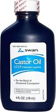 Castor Oil USP 100 Stimulant Laxative 4 FL OZ - For Relief Constipation 1 