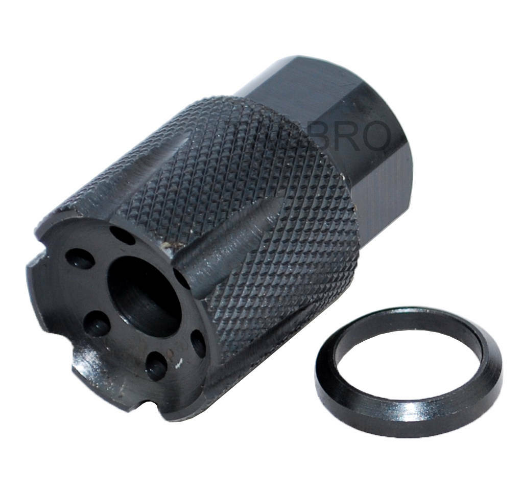 All Steel .308 Muzzle Brake 5/8x24 Thread Pitch Low Concussion for