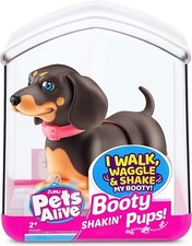 Dachshund Zuru Pets Alive Booty Shakin' Pups Puppy Interactive Weiner Dog New