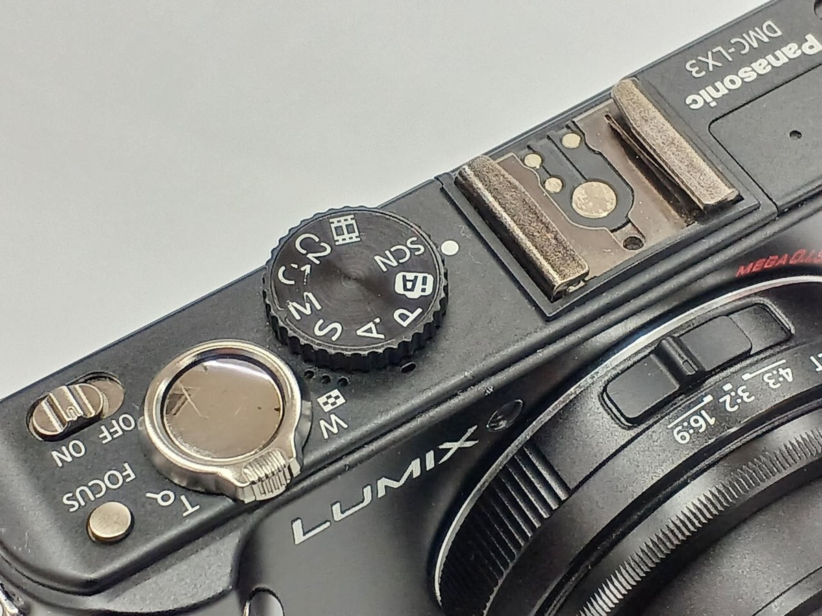 Panasonic Lumix DMC-LX3 Black 10.1MP Digital Compact Camera From