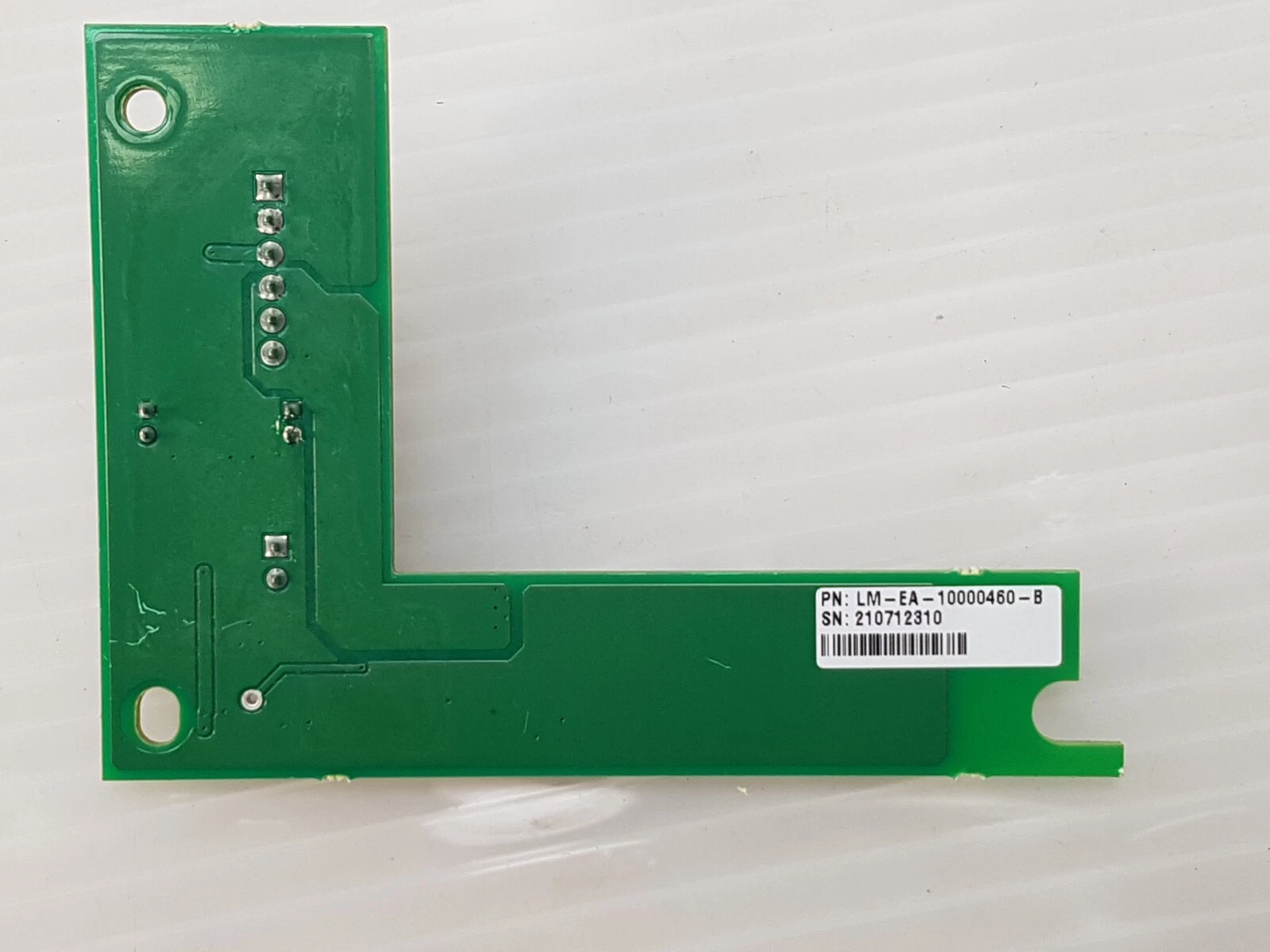 Back of the EA-10000460 attenuator board with the LM-EA-10000460-B label