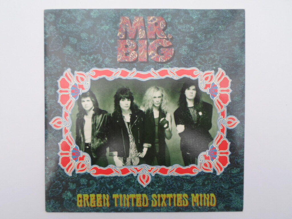 Mr Big Green Tinted Sixties Mind 7" Atlantic A7702 EX/EX 1991 picture sleeve, Gr