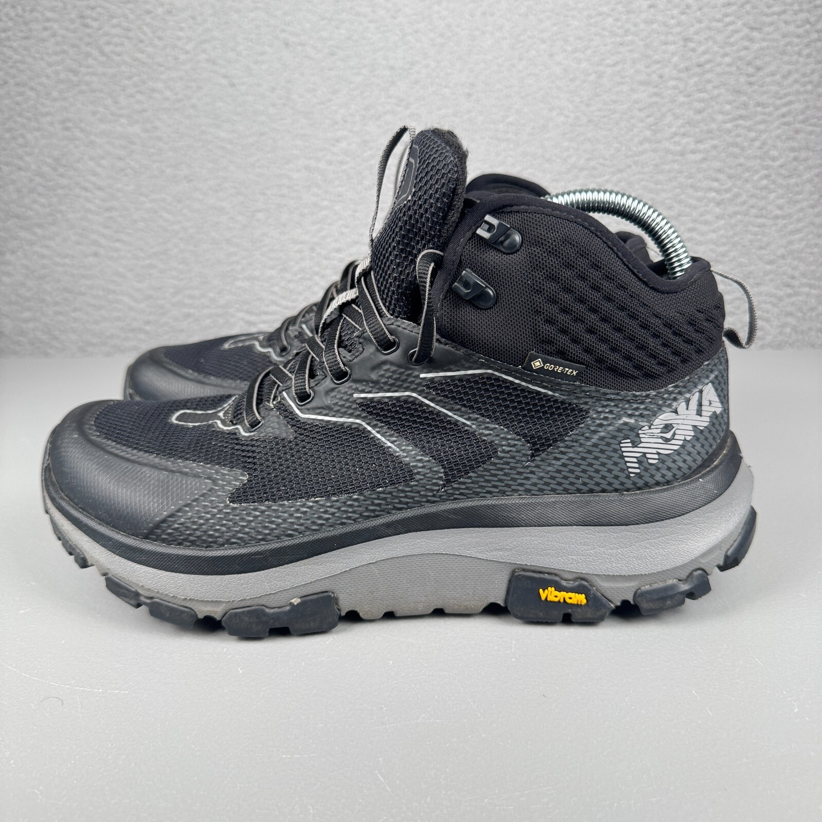 SAOLA Stivali da trekking Hoka uomo 8 5 neri Toa GTX Speed Hiker Gore Tex suola Vibram trail