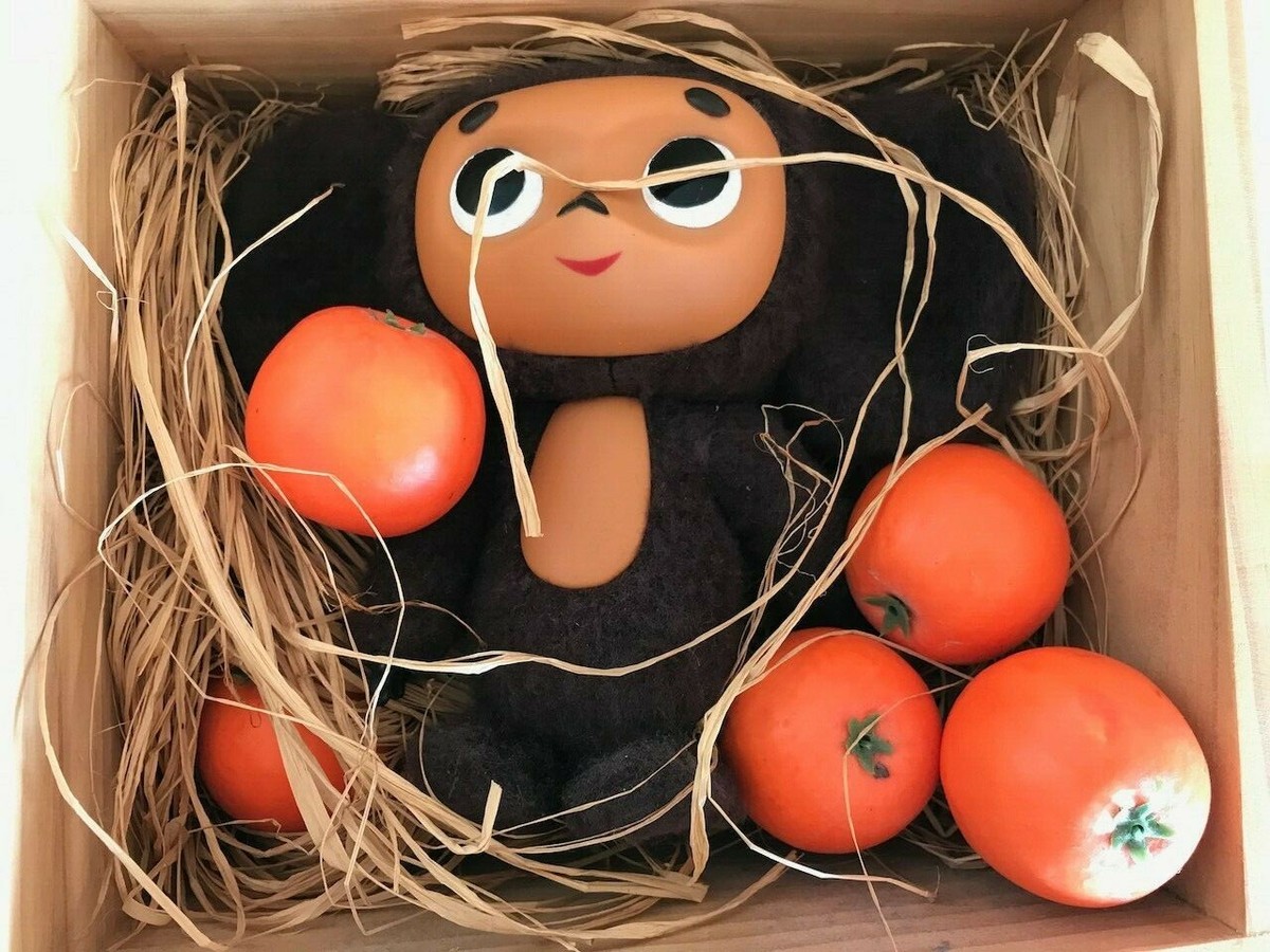 ヴィンテージ・チーキーペンダントボックス Cheburashka Orange Wooden Box from Japan | eBay
