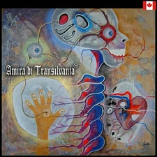 pop art painting contemporary modern colors decor wall skull metal gothic artist