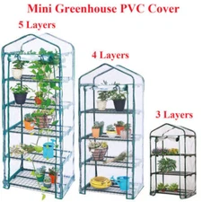 Garden Green House Warm Mini Greenhouse Flower Plants Gardening Tier PVC Cover