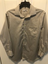 Joseph Abboud tan shirt  Regular Fit  16.5 32/33        #341