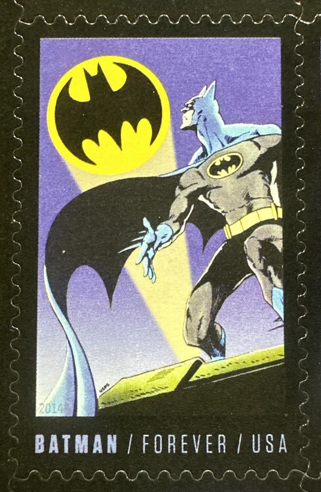 2014 DC Comics Batman USPS Forever Stamps One Sheet of Twenty - Image 4 of 4