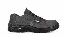 LEWER 3101 S1P GRIS CHAUSSURES ANTIDÉRAPANTES BASSES EN Daim DE TRAVAIL