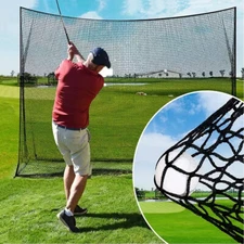 Multifunctional Golf Practice Barrier Net 10x10/15ft High Impact Ball Sport Net