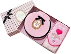 LADUREE Paris Japan Makeup Pouch Bag +Macaron Logo Embroidered Towel Gift Set
