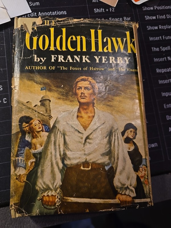 GOLDEN HAWK FRANK YERBY HC   BOX829